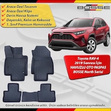 Toyota Rav-4 Paspas Rav4 Araca Özel Paspas 2019 Sonrası Derin Havuzlu Paspas Bosse North Serisi