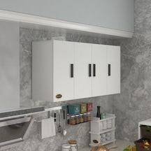 Kenzlife Hazır Mutfak Merlanda Byz 060 120 32 Mutfak Banyo Dolabı Kapaklı Raflı