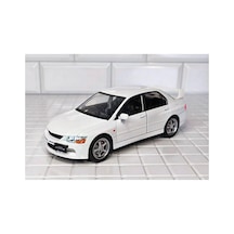 Mitsubishi Lancer Evolution Ix Diecast Model Araba Açılan Kapı Kaput Bagaj Mitsubishi Araba Beyaz
