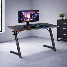 Pulsar Profesyonel Rgb Oyuncu Masası 120x60 Siyah