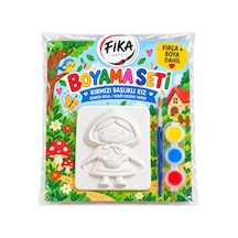 Kırmızı Başlıklı Kız Boyama Seti Taş Tozu Figür Boyama Seti