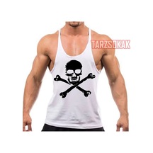 Tarzsokak Gym Tank Top Fitness Sporcu Atleti Gym116 Beyaz