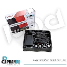 Gri Park Sensörü Sesli İkaz Sistemi 1011 - 4 Sensörlü Kit Panç