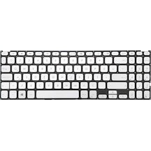 Asus Uyumlu X509ja-ej620t, X509ja-ej654t Klavye Silver, Gri Tr
