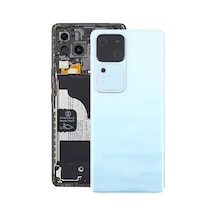 Vivo V30 Beyaz Kamera Camlı Arka Cam Batarya Pil Kapağı Telefon Arka Kapak 23120954