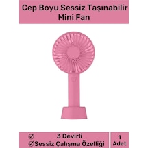 Özel Üretim Usb Şarjlı 3 Kademeli Sessiz Taşınabilir Mini Fan Pervaneli Soğutucu Küçük Vantilatör