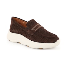 Mamma Mia Mammamia Kadın Kahve Hakiki Deri Comfort Sneaker Kalın Taban Bağcıklı Günlük Ayakkabı
