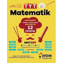 TYT Matematik 12 Deneme -  Aydın Yayınları