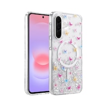 Onegif Samsung Galaxy A37 5g Misk Simli Magsafe Kapak - Desen 4 Standart