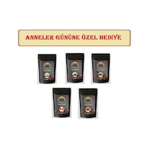 Kahveherşey Aromalı Türk Kahvesi 100 G (Fındık, Böğürtlen, Çikolata, Elma, Gül) 5 Adet