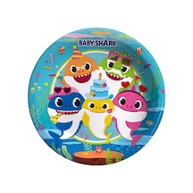 Baby Shark Karton Tabak - 23Cm X 8 Adet