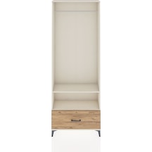 Arges Dolap Tek Raflı Tek Çekmeceli Tek Askılı 88x30x243 Aytaşı-çam Aytası