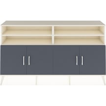 Arges Konsol 6 Raflı 4 Kapaklı 176x30x99 Aytaşı-antrasit/aytaşı Aytaşı-antrasit/aytaşı