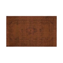 El Dokuması Vintage Yün-pamuk Kahve Halı 28412 186 X 309 Cm Kahverengi