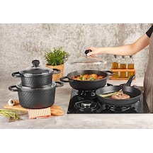 Kahramanlar Motto Döküm 7 Parça Tencere Seti