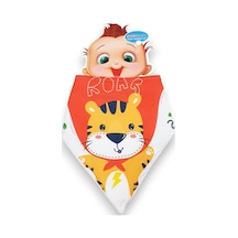 Roar Erkek Bebek Fular Önlük Mavi