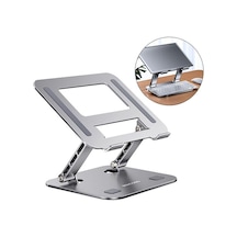 Coofbe Aluminyum Katlanabilir Yükseklik Ayarlı Kaydırmaz Taşınabilir Laptop Apple Uyumlu MacBook Notebook Standı