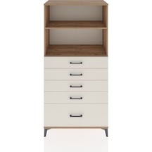 Hyperion Dolap 2 Raflı 5 Çekmeceli 88x44x182 Çam-aytaşı Atlas Çam