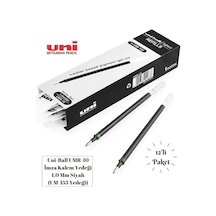 Uni-Ball Umr-10 Imza Kalem Yedeği 1.0 Mm Siyah - 12'li Paket