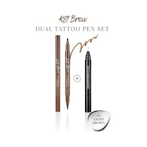 Clio Kill Brow Dual Tattoo Pen Set 02 Light Brown