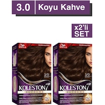 Koleston Supreme Kit Saç Boyası 3/0 Koyu Kahve X2 Adet