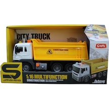 Ctoy 1:16 Sesli Ve Işıklı İş Makinası Kamyon Çok Renkli