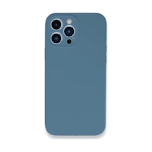 İphone 13 Pro Max Kılıf Lansman Legant Silikon - Açık Mavi Çokrenkli