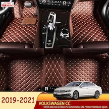 Volkswagen Cc 2019-2021 5D Havuzlu Suni Deri Oto Paspas N11.4446