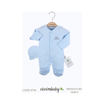Ciccim Baby Prematüre Bebe Tulum 4744 Mavi 001