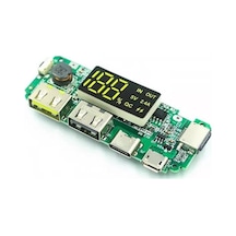 Çift Usb 5V 2.4A Micro/Type-C/Usb Powerbank Şarj Kartı