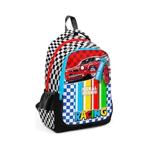 Coral High Kids Kırmızı Araba Desenli 3 Lü Okul Çanta Seti Set0133257