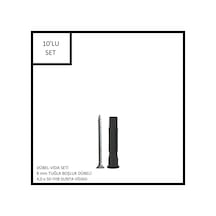 Dübel-vida Seti, Tuğla Boşluk Dübeli 8 Mm, 4,0x50 Yhb Sunta Vidası, 10 Adet