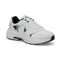 U.S. Polo Assn. Felıx Pr Kalın Taban Kadın Günlük Spor Sneaker Ayakkabı Beyaz-Siyah Beyaz - Siyah