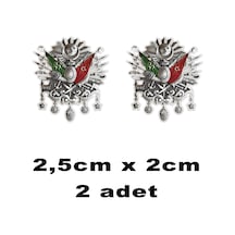 osmanlı sancak tuğra döküm 2li - mini boy