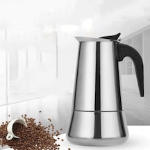 Paslanmaz Çelik Moka Pot Avrupa Tarzı Kahve Fincanı Taşınabilir Elektrikli Cezve 200 Ml