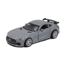 Oyuncak Metal Mercedes Gtr Çek Bırak Metalik Gri 12Cm