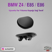 Bmw Z4 E85 / E86 Uyumlu Far Yıkama Kapağı Sağ Taraf