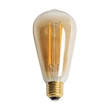 8w Rustik Led Ampul St64 E27 Amber Enerji Sınıfı A