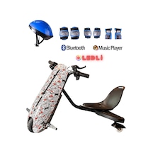 Citymate Drift Car Elektrikli Kaykay Bluetooth Dirift Kar Hoverboard Scooter + Koruma Ekipmanı D30