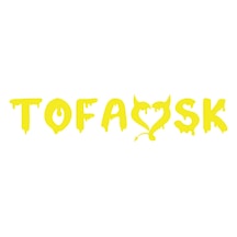 Tofaşk Araba Sticker 17x17 Cm Sarı