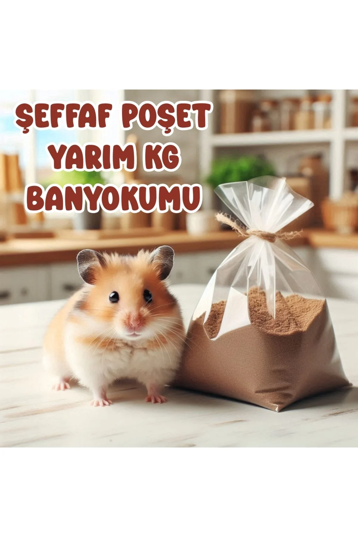 Hamster Banyo Kumu Yarım Kg Deri Ve Tüy Sağlığı Hamster
