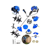 Dragro Alman DRG-HP20 Hp Yan Tipi M Benzinli Motorlu Ot Çalı Tırpanı Çim Biçme Makinesi Tırpan Çapa Aparatlı