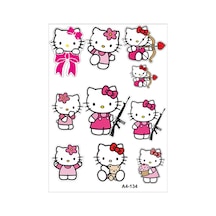 A4 Sticker 134 Tek Paket Çoklu Sticker Siyah