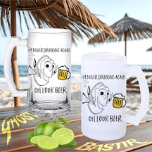 Tövbekar Balık Buzlu Ya Da Buzsuz Bira Bardağı
