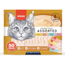 Wanpy Sıvı Karışık Yetişkin Kedi Ödül Çubuğu 2'li 25 x 14 G
