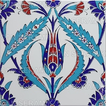 Can Seramik – 20x20 Cm. Cç-2 İznik Çini Karo 5' Li 1 Paket