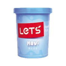 Lets Oyun Hamuru Tek Renk 150 GR Mavi L8340-3