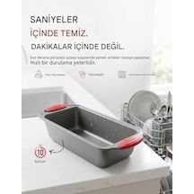 Profesyonel Baton Ekmek Ve Kek Kalıbı - Yapışmaz Karbon Çelik Granit Kaplama Fırın Kabı, Isıya Dayanıklı Dikdörtgen Somun Ve Kek Kalıbı .