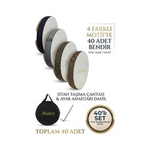 Midex Br-40x Profesyonel 40'lı Karma Desenli Bendir Def Avantaj Paketi