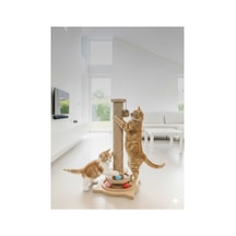 Kedi Tırmalama Çubuğu Ve Oyuncağı - Dikey - 72cm